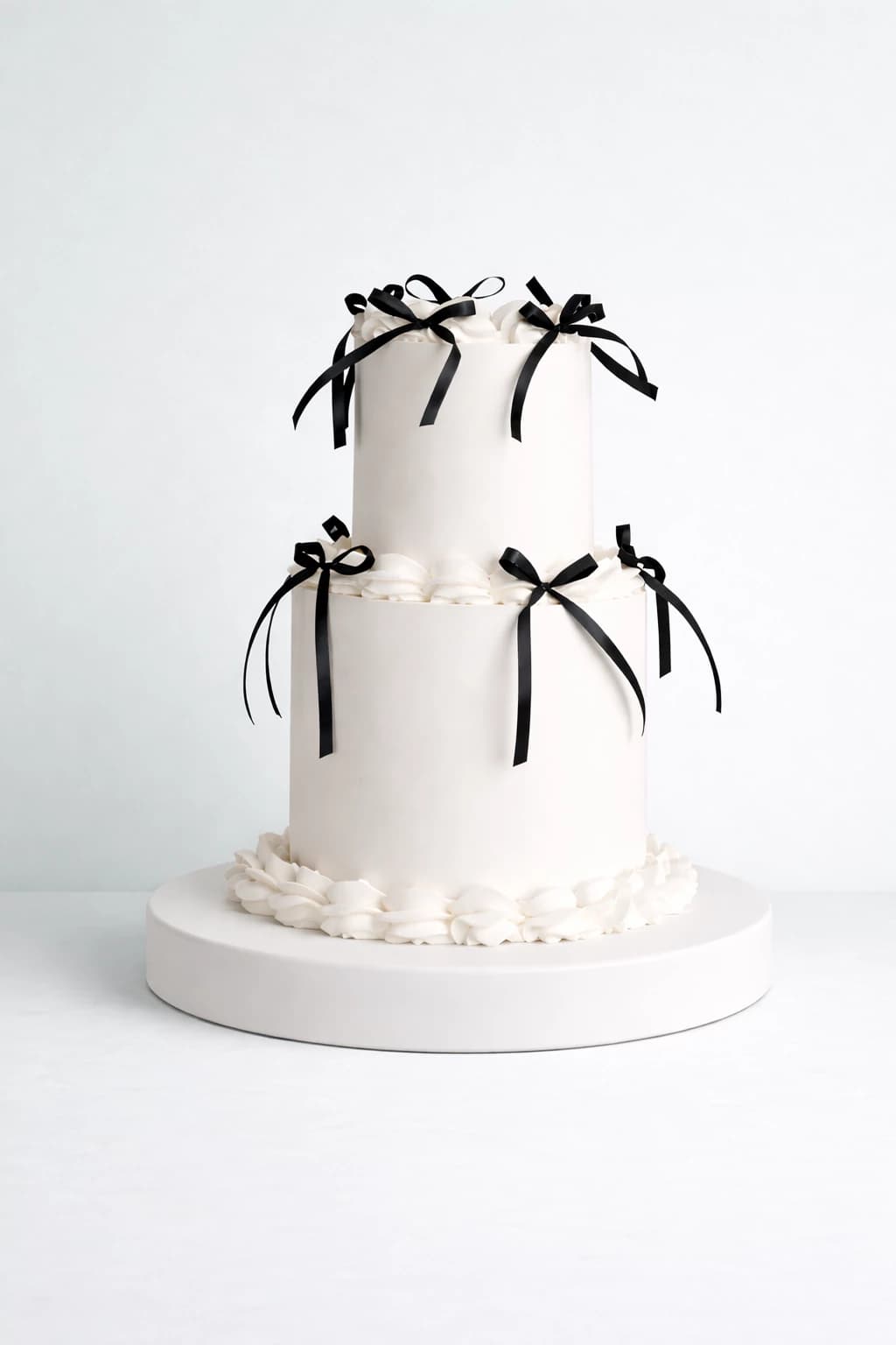 Черные банты — торт на заказ в Красноярске