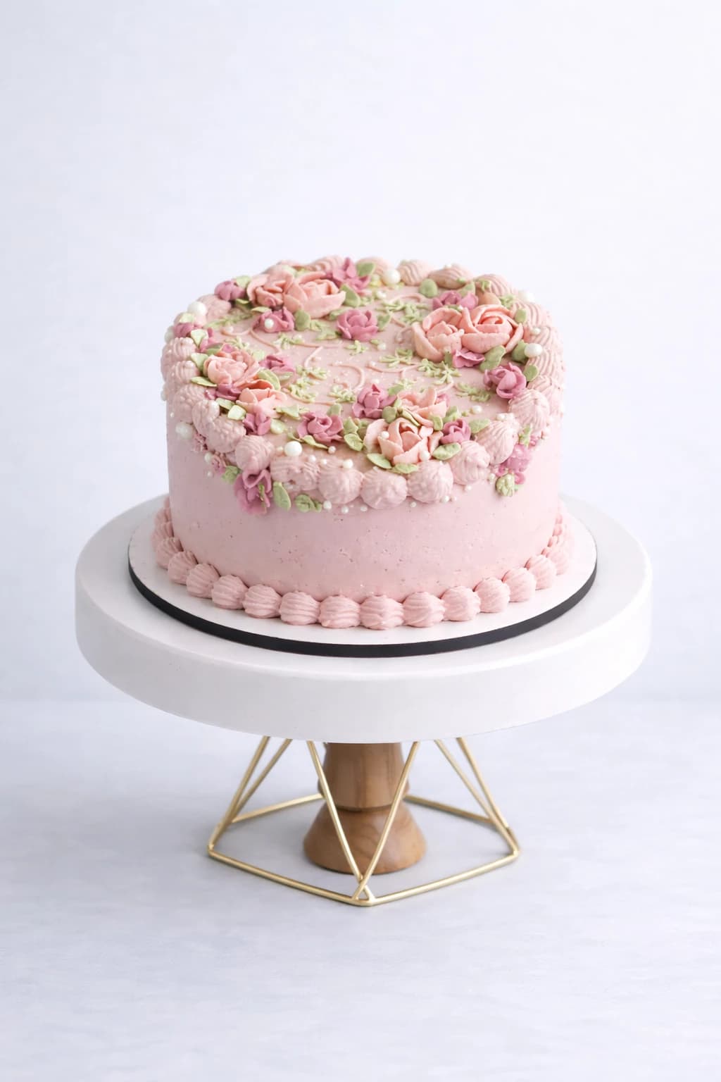 Розовый сад — торт на заказ в Красноярске